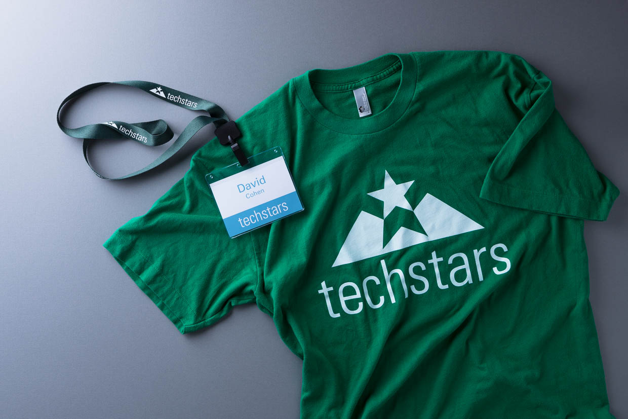 Techstars T-shirt & Lanyard by Heavy Heavy