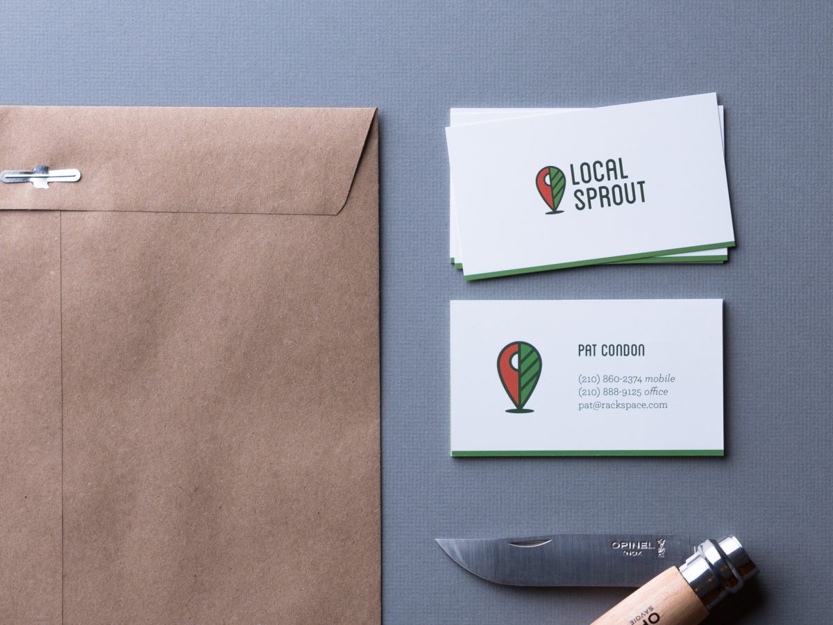 Local Sprout Business Cards designed by Heavy Heavy