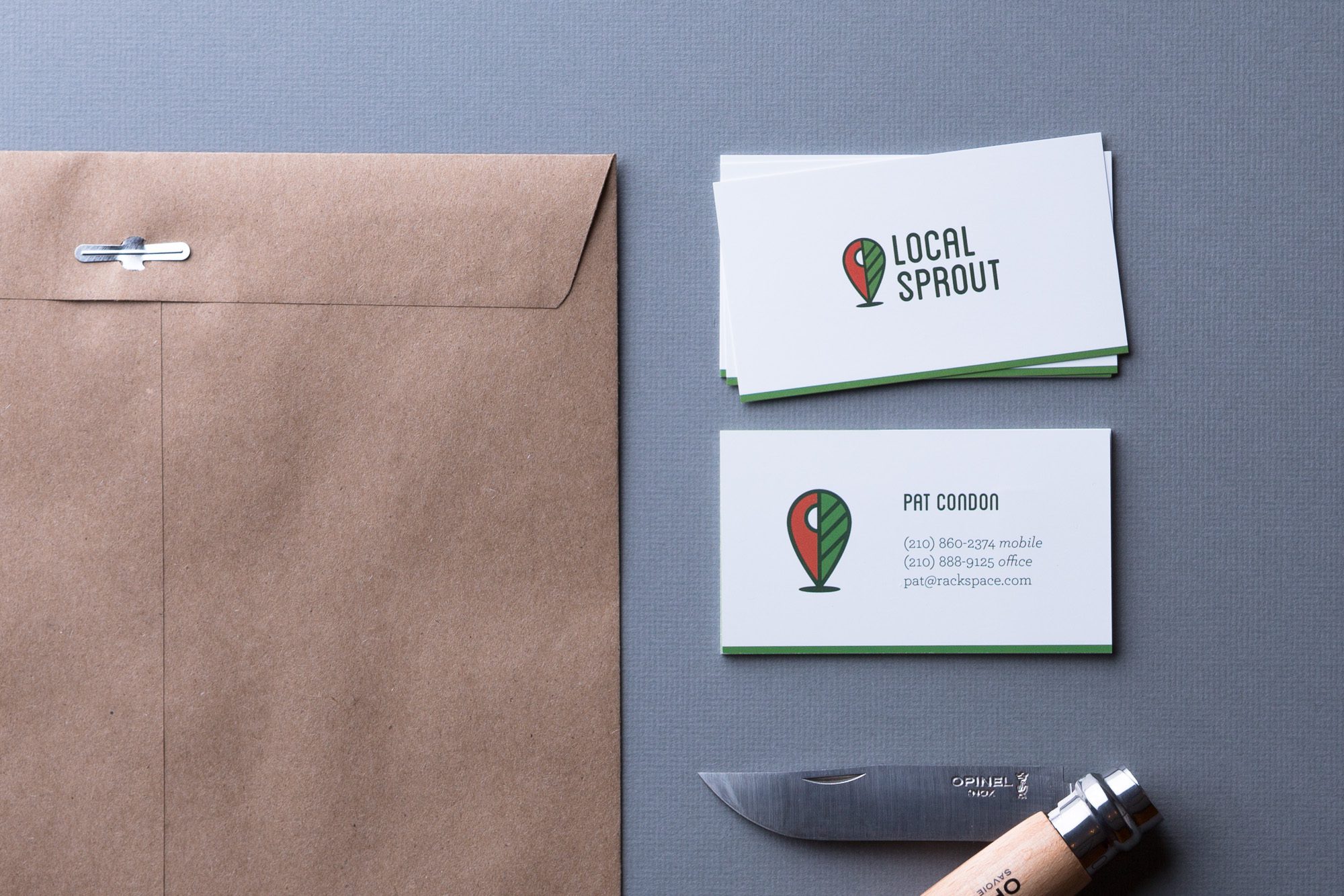 Local Sprout Business Cards designed by Heavy Heavy