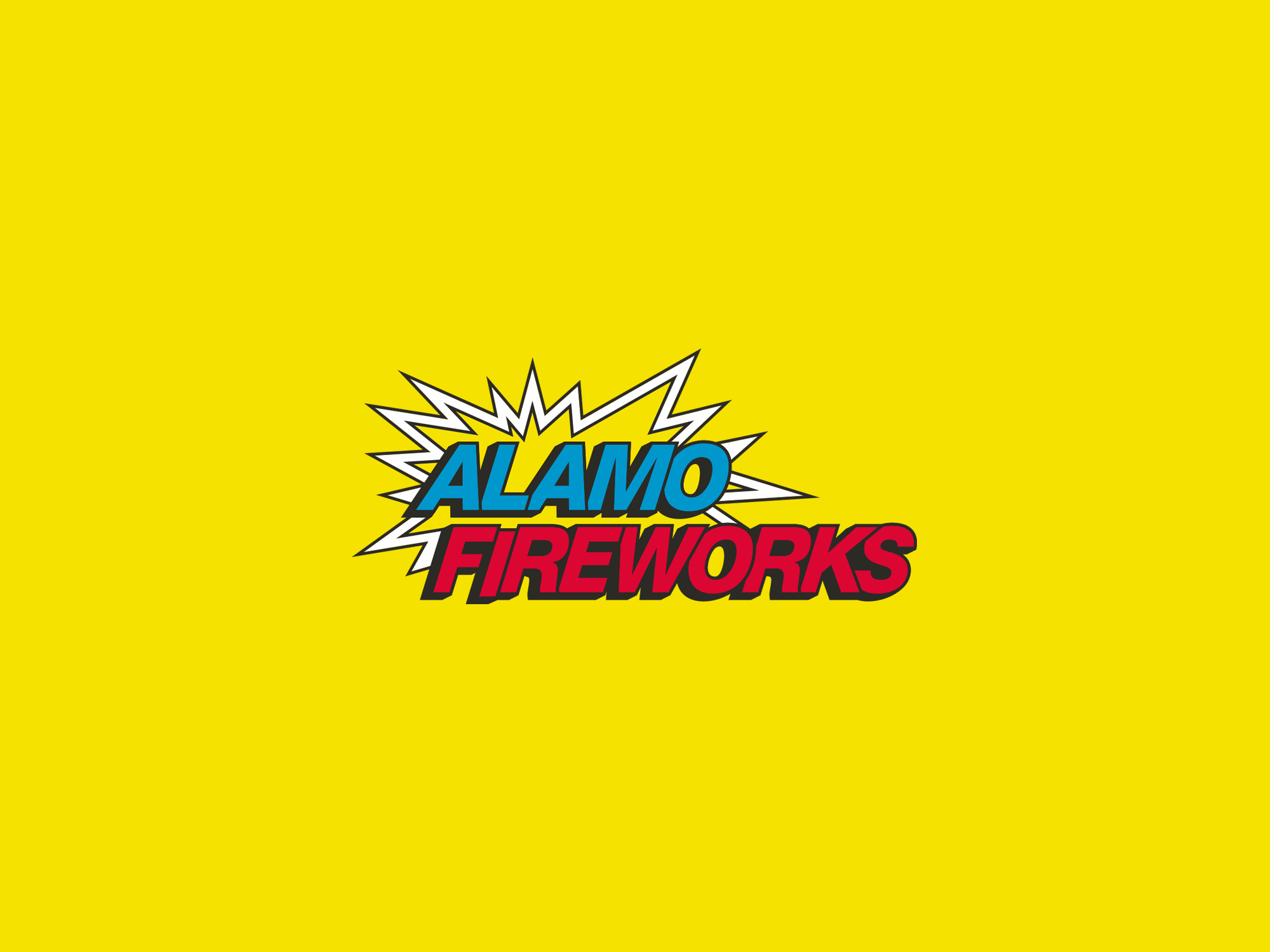 Alamo Fireworks logo refreshed by Heavy Heavy