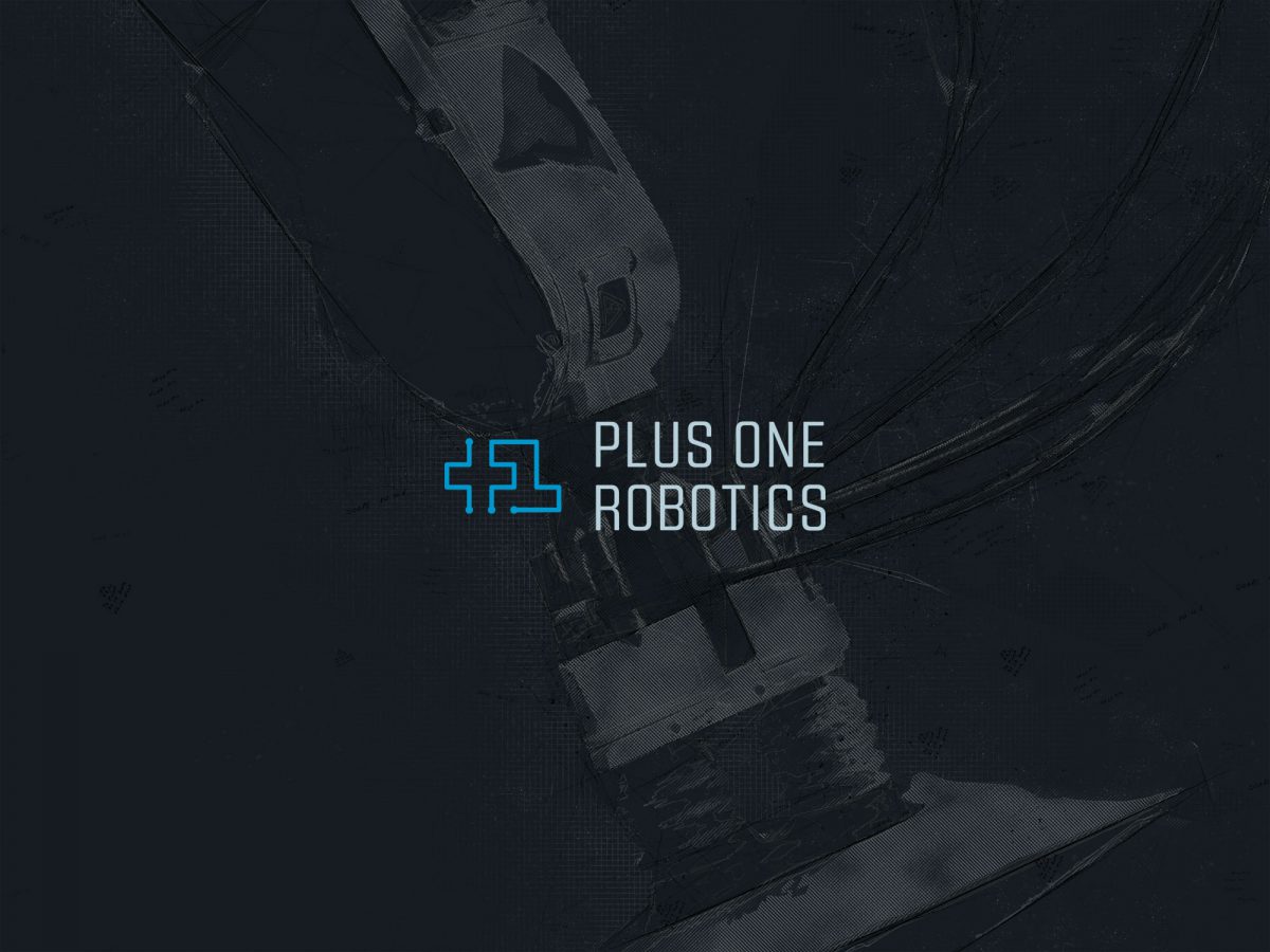 Plus One Robotics logo designed by Heavy Heavy