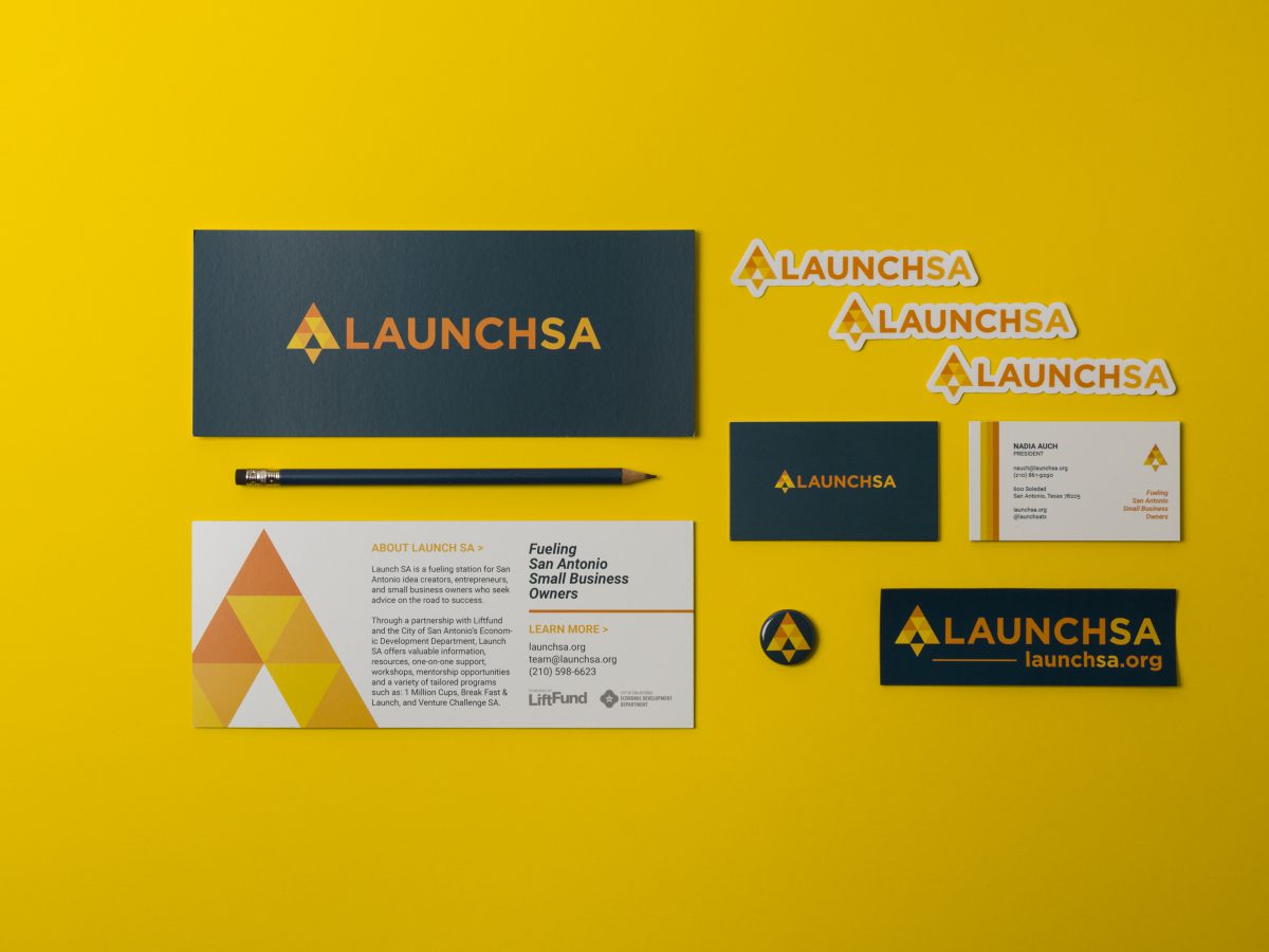 Launch SA collateral design by Heavy Heavy