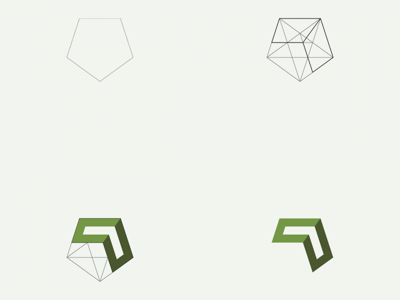 Codeup logo jewel design process by Heavy Heavy