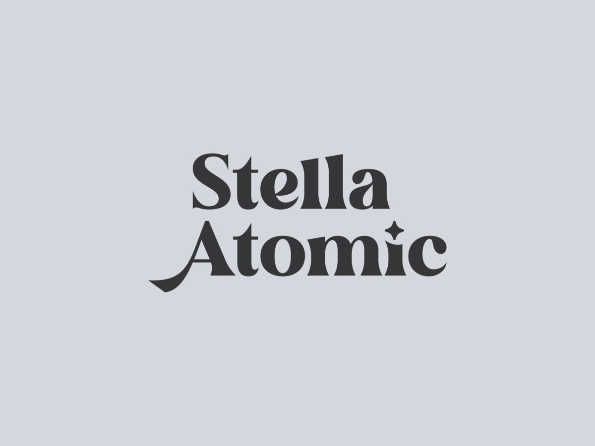 Stella Atomic Logo designed by Heavy Heavy