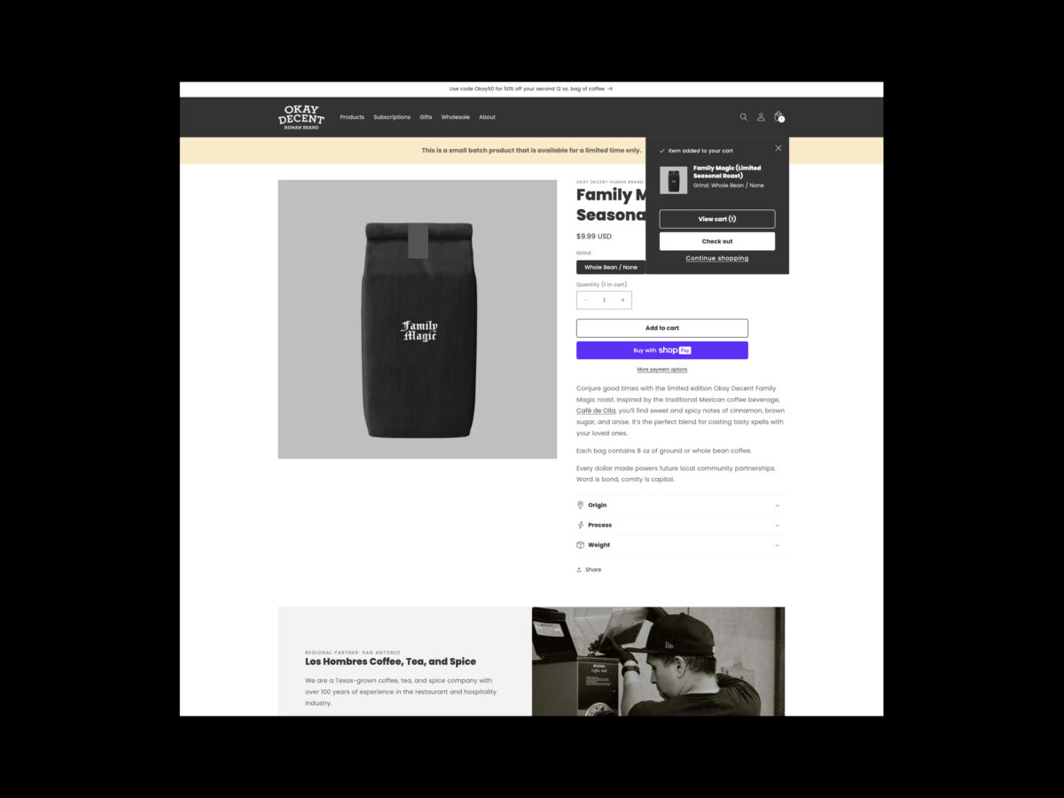 Okay Decent Human Brand Website Design by Heavy Heavy